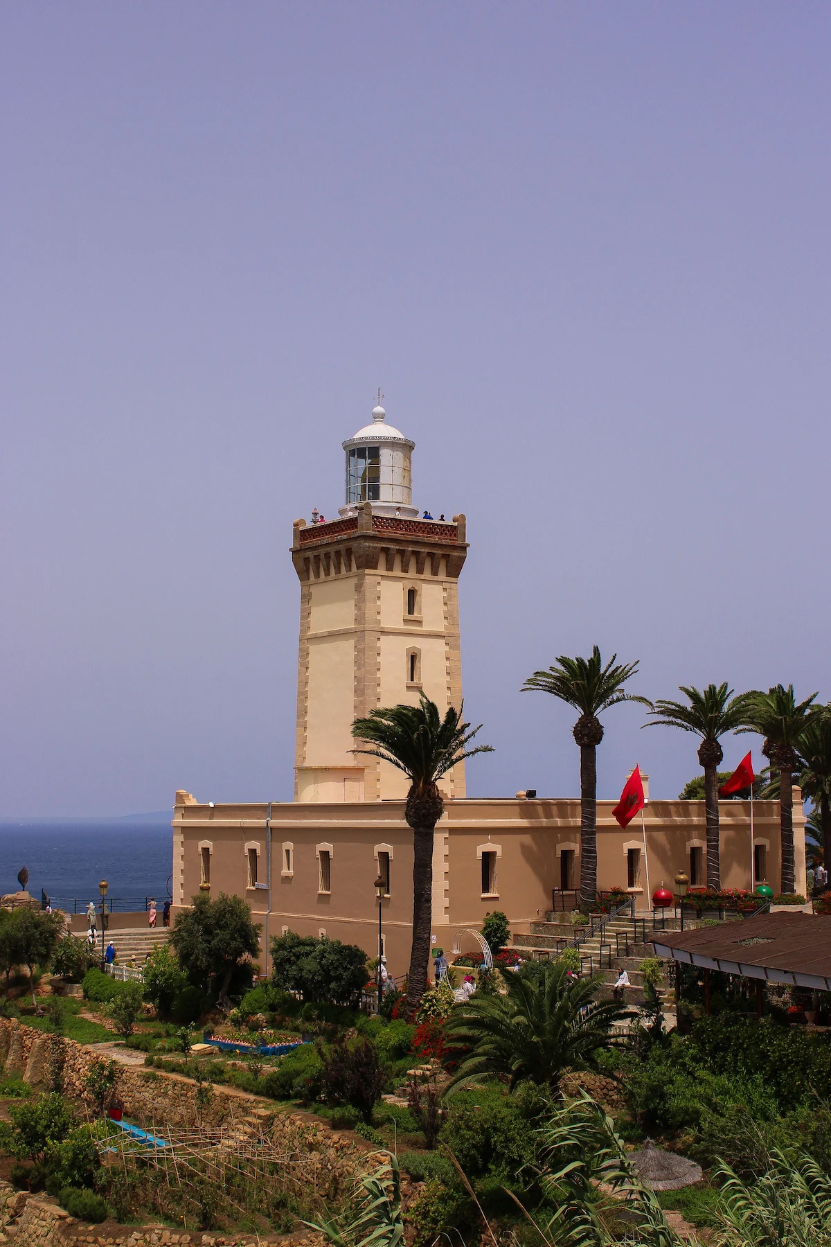 The Cap Spartel lighthouse above the Strait of Gibraltar west of Tangier, the first stop on this private day trip to Asilah