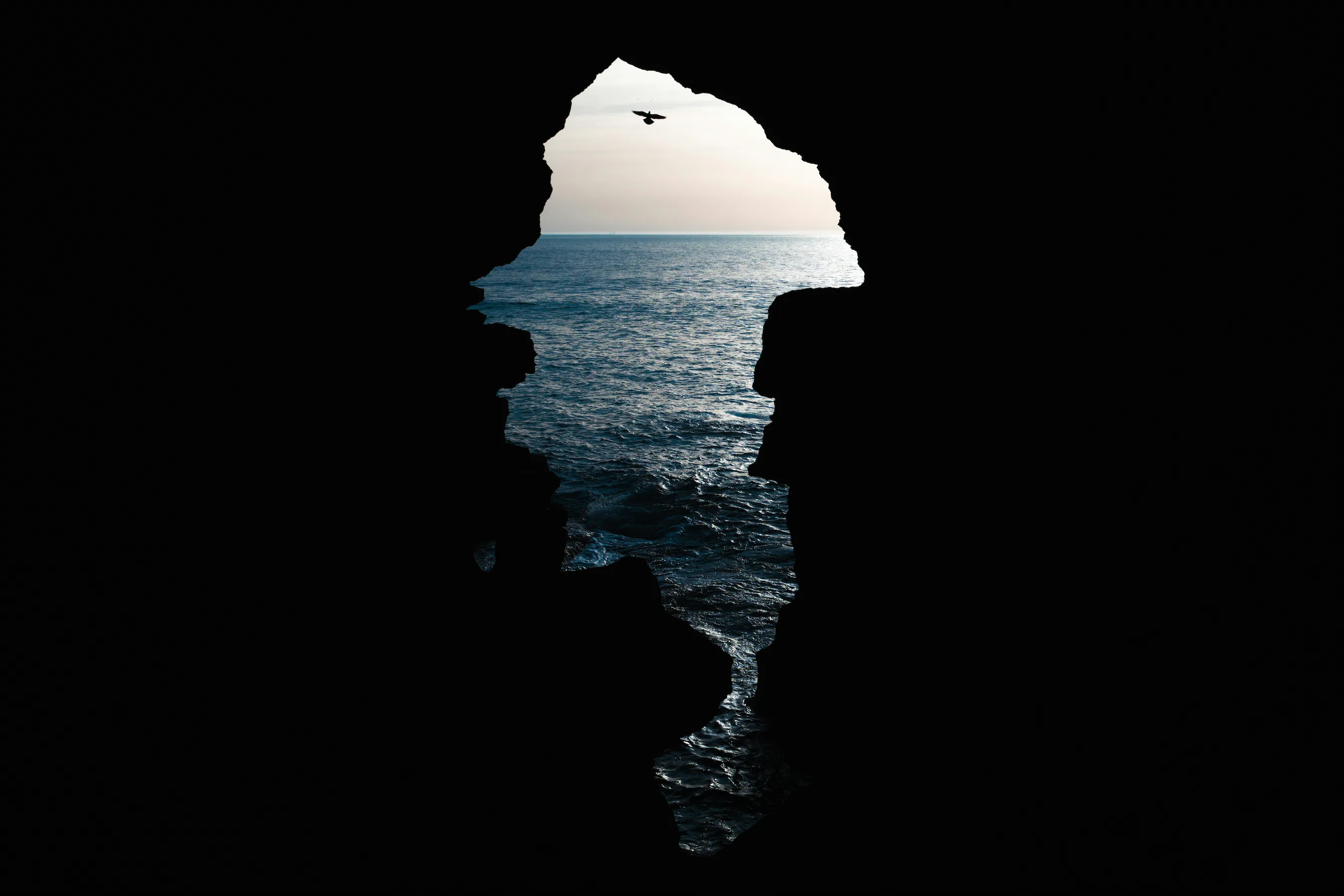 The Caves of Hercules west of Tangier, the cave mouth opening onto the Atlantic in the outline of Africa, the second stop on this private day trip to Asilah
